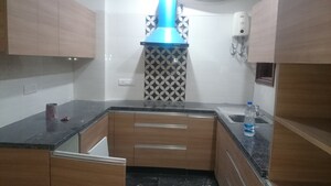 Kitchen in 2 BHK Builder Floor at Malviya Nagar – for Rent