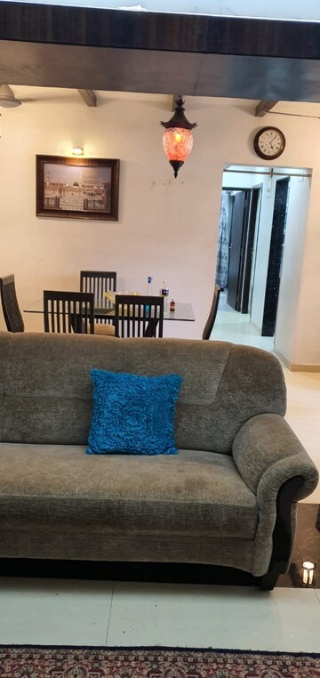 Living Room in 1 BHK Apartment at Hiranandani Estate Silverlink, Ghodbunder Road – for Rent