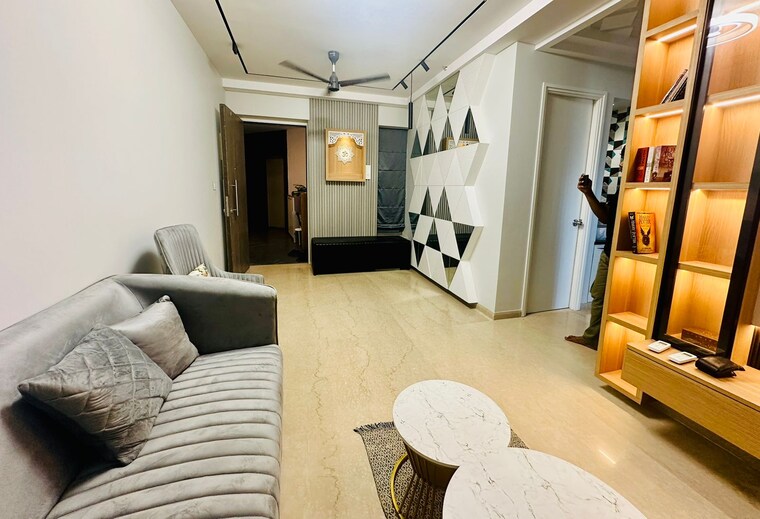 Living Room, hiranandani-estate-avon 2 Bedroom 999 Sq.Ft. Apartment In Ghodbunder Road Thane 9382161