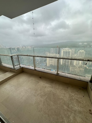 Balcony in 3 BHK Apartment at Omkar Alta Monte, Malad East – for Rent
