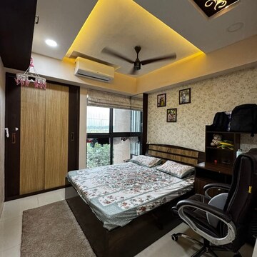 Bedroom in 1 BHK Apartment at Puranik City Reserva, Koliwada – for Rent