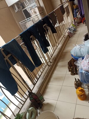 Staircase in 3 BHK Apartment at Mahagun Mywoods, Sector 16c Greater Noida – for Rent