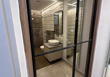 Bathroom in 3 BHK Apartment at CRD Golden Castle, Patiala Road – for Rent