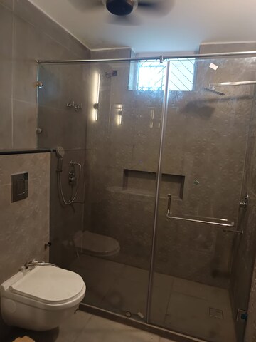 Bathroom in 3 BHK Builder Floor at Panchsheel Park – for Rent