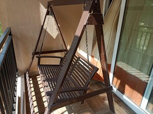 Staircase in 3 BHK Apartment at Green Grace, Gachibowli – for Rent