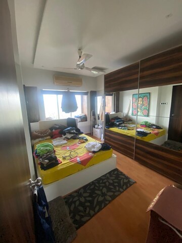 Bedroom in 3 BHK Apartment at Cosmic Heights, Bhakti Park – for Rent