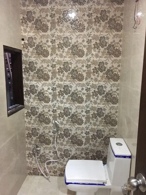 Bathroom in 3 BHK Builder Floor at Malviya Nagar – for Rent