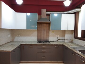 Kitchen in 3 BHK Builder Floor at Shivalik Colony – for Rent