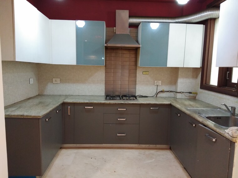 Kitchen, shivalik colony 3 Bedroom 1800 Sq.Ft. Builder Floor In Shivalik Colony Delhi 9382282