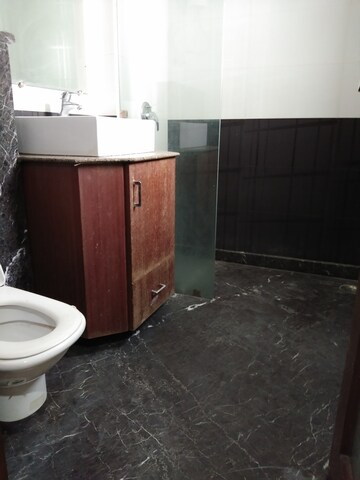 Bathroom in 3 BHK Builder Floor at Shivalik Colony – for Rent
