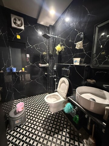 Bathroom in 3 BHK Apartment at Paschim Vihar – for Rent