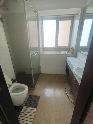 Bathroom in 3 BHK Apartment at DB Woods, Goregaon East – for Rent