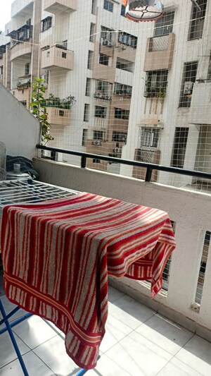 Balcony in 2 BHK Apartment at Karishma Society, Kothrud – for Rent