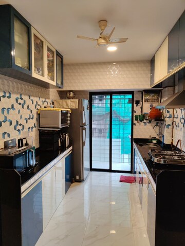 Kitchen in 2 BHK Apartment at Dedhia Harmony, Dahisar East – for Sale