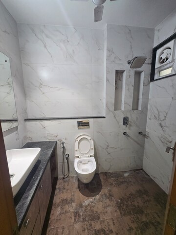 Bathroom in 2 BHK Builder Floor at Lajpat Nagar ii – for Rent