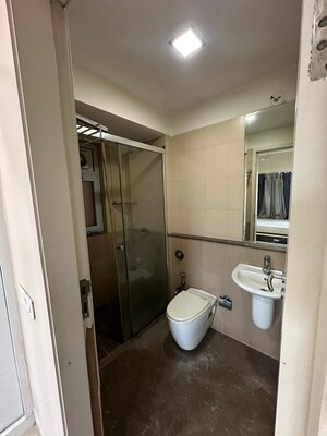 Bathroom in 4 BHK Apartment at DB Woods, Goregaon East – for Rent