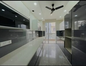 Kitchen in 3 BHK Builder Floor at Raj One Good Earth, Sector 71 – for Rent