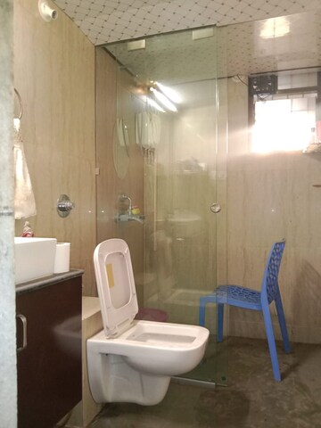 Bathroom in 3 BHK Apartment at Cosmos Jewels Solitaire, Ghodbunder Road – for Rent