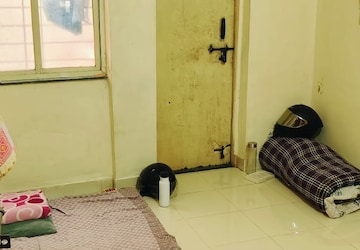 Master Bedroom in 1 RK Apartment at Om Sai Apartment, Pimple Gurav – for Rent