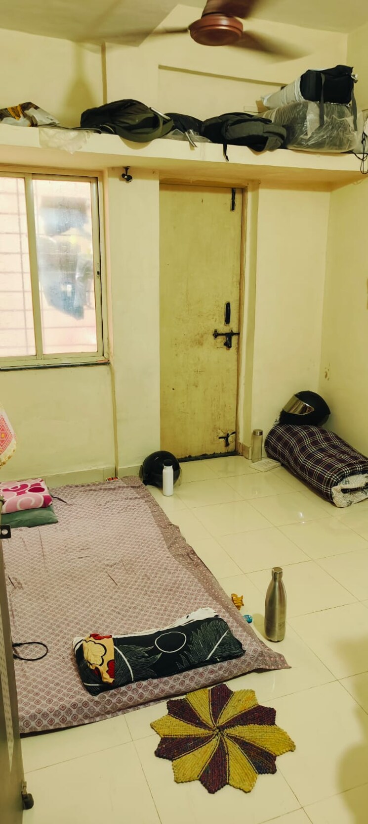 Master Bedroom, om-sai-apartment 1 RK 300 Sq.Ft. Apartment In Pimple Gurav Pune 9382435