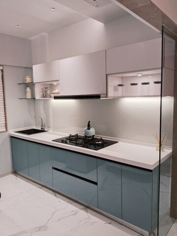 Kitchen in 2.5 BHK Apartment at Dosti Planet North Phase 2 Dosti Jade, Shilphata – for Sale