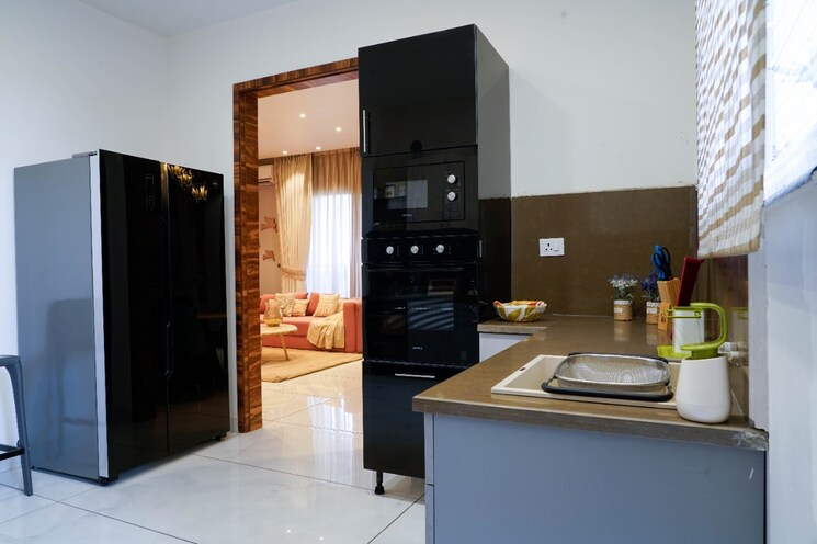 Kitchen, malwa-escon-primera 3 Bedroom 2050 Sq.Ft. Apartment In International Airport Road Zirakpur 9382525