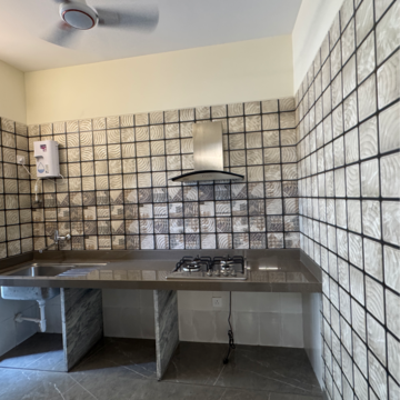 Kitchen in 2.5 BHK Apartment at Paradise Sai World Dreams, Kalyan Shilphata Road – for Sale