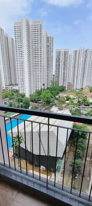 Balcony in 1 BHK Apartment at Runwal Eirene, Balkum Pada – for Sale