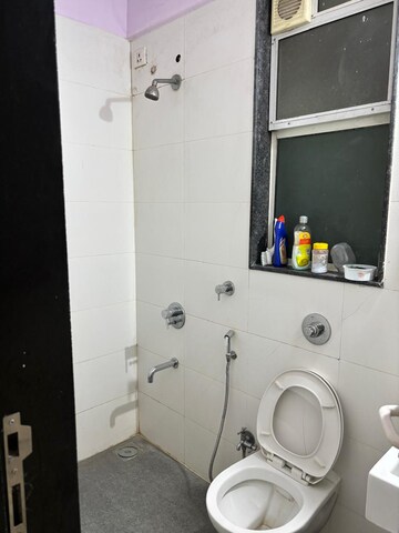 Bathroom in 2 BHK Apartment at Vasant Fiona, Pokhran Road No Two – for Rent