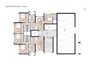 Floor Plan in 3 BHK Apartment at Charkop Sector 3 – for Sale