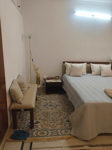 Bedroom in 3 BHK Builder Floor at Greater Kailash I – for Rent