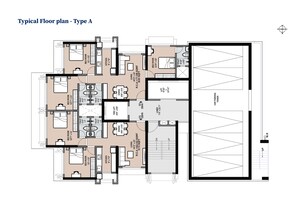 Floor Plan in 3 BHK Apartment at Shree Ganesh CHS Charkop, Charkop Sector 3 – for Sale