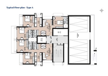 Floor Plan in 3 BHK Apartment at Shree Ganesh CHS Charkop, Charkop Sector 3 – for Sale