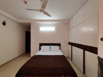 Bedroom in 2 BHK Apartment at Bhartiya Nikoo Homes Phase 2, Thanisandra Main Road – for Rent