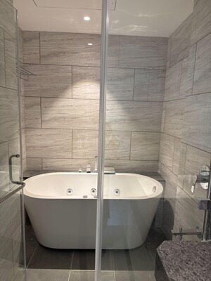 Bathroom in 4 BHK Apartment at Rustomjee Crown, Prabhadevi – for Sale