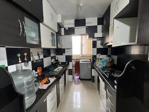 Kitchen in 3 BHK Apartment at Adhiraj Gardens, Kharghar – for Sale