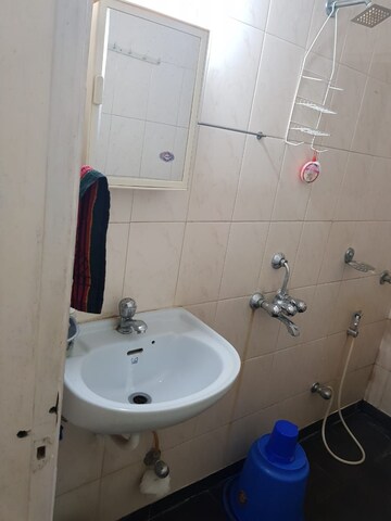 Bathroom in 1 BHK Apartment at Lalani Valentine Apartment, Malad East – for Rent