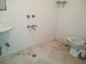 Bathroom in 2 BHK Builder Floor at Malviya Nagar – for Rent
