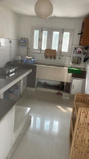 Kitchen in 3 BHK Builder Floor at Navjeevan Vihar – for Rent