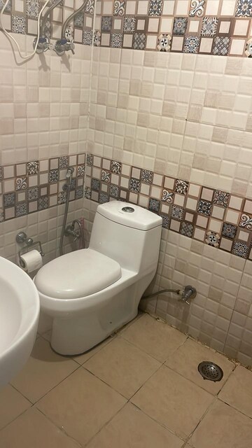 Bathroom in 3 BHK Builder Floor at Navjeevan Vihar – for Rent