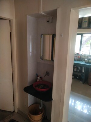 Bathroom in 1 BHK Apartment at Rahul Nagar, Kothrud – for Rent