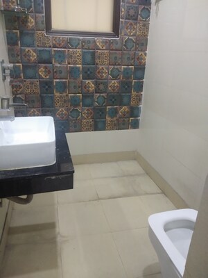 Bathroom in 2 BHK Builder Floor at Malviya Nagar – for Rent
