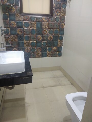 Bathroom in 2 BHK Builder Floor at Malviya Nagar – for Rent