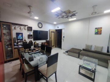 Living Room in 2 BHK Apartment at Shreeji Atlantis, Malad West – for Rent