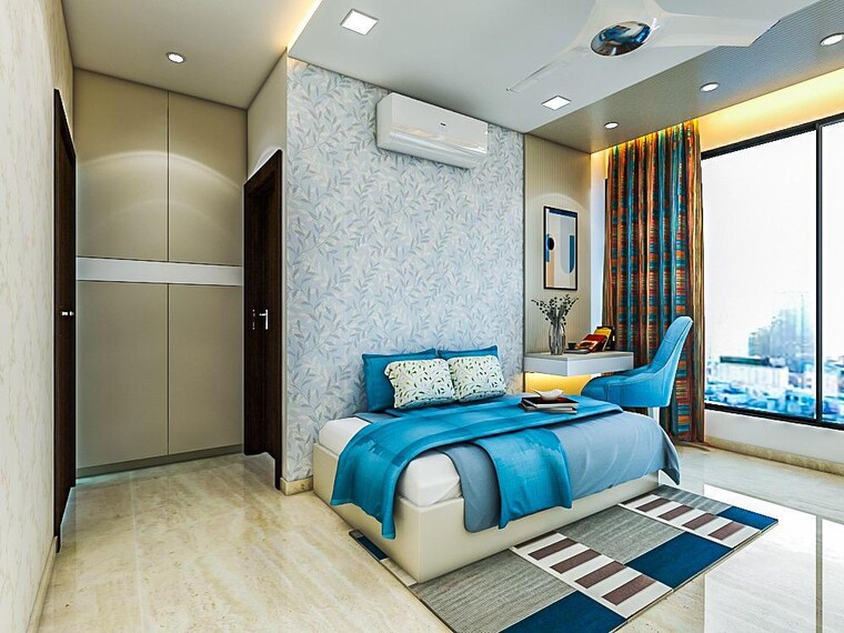 Bedroom, oberoi-realty-esquire 3 Bedroom 1912 Sq.Ft. Apartment In Goregaon East Mumbai 9383112