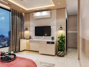 Bedroom in 3 BHK Apartment at Oberoi Realty Esquire, Goregaon East – for Rent