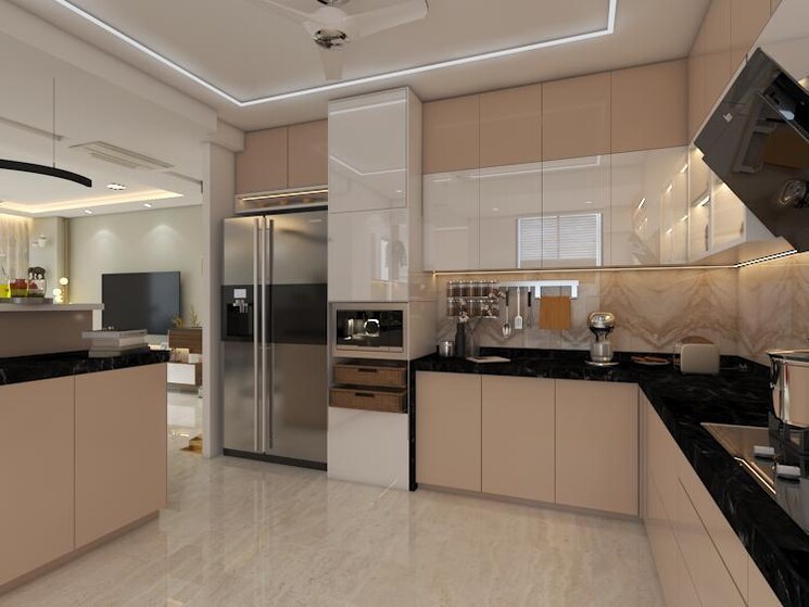 Kitchen, oberoi-realty-esquire 3 Bedroom 1912 Sq.Ft. Apartment In Goregaon East Mumbai 9383112