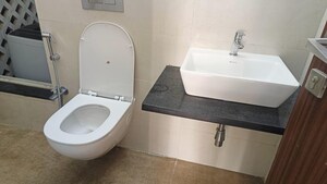 Bathroom in 2 BHK Apartment at Omkar Signet, Malad East – for Rent