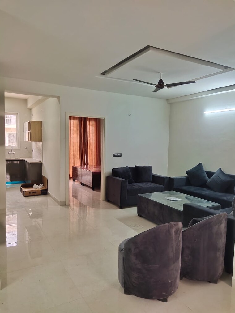 Living Room, prem-satyam-swastik-apartment 3 Bedroom 1450 Sq.Ft. Builder Floor In Patiala Road Zirakpur 9383144