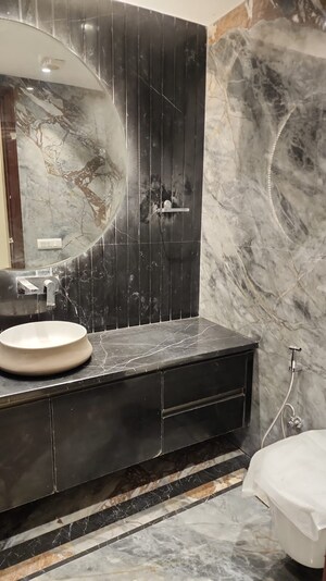 Bathroom in 4 BHK Builder Floor at Vasant Vihar – for Rent